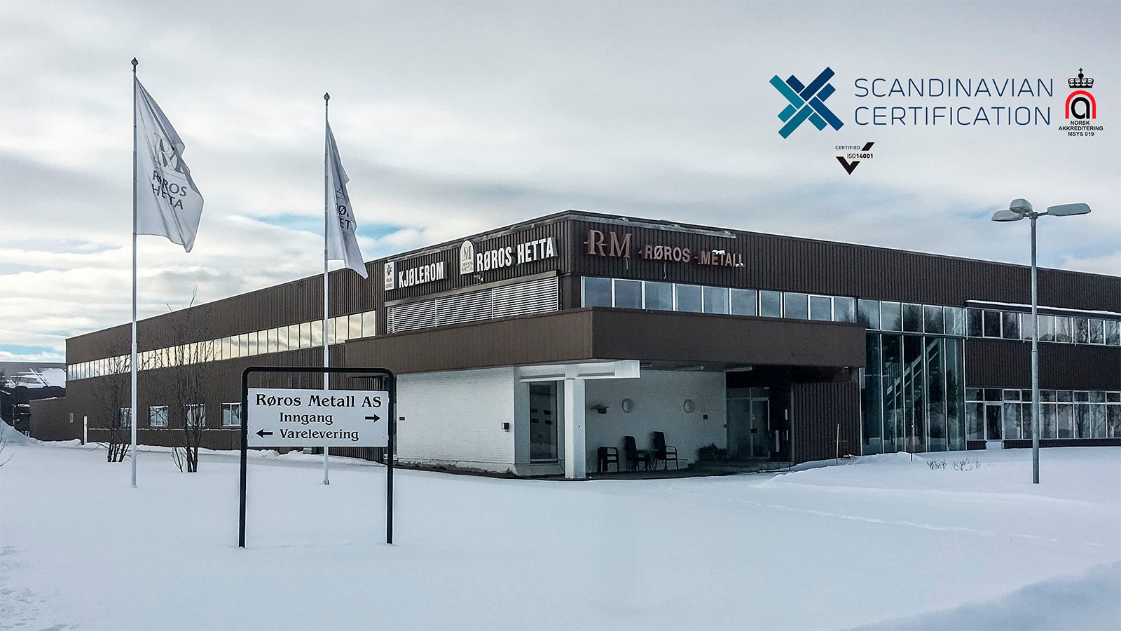 RørosHetta ISO 14001 sertifisering