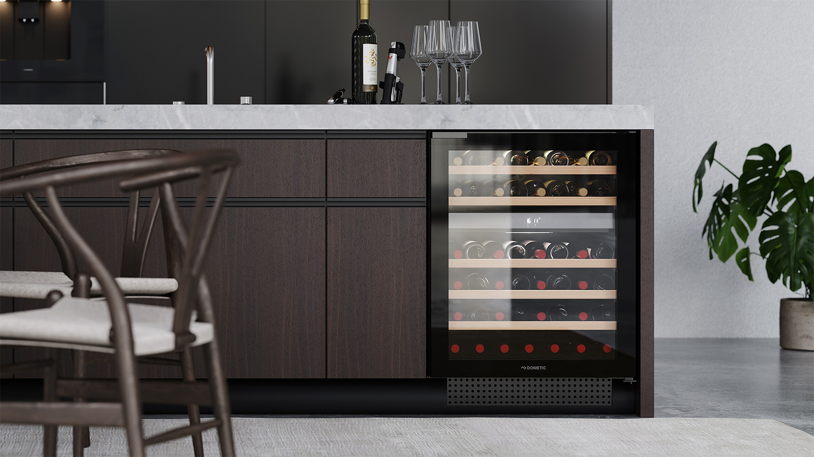 RørosHetta vinskap 60 cm miljøbilde