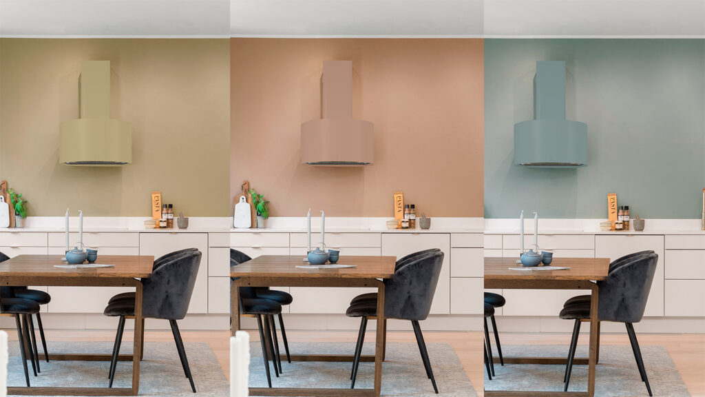 Luna Sense lakkert i samme farge som veggen. Foto: @matueiendom